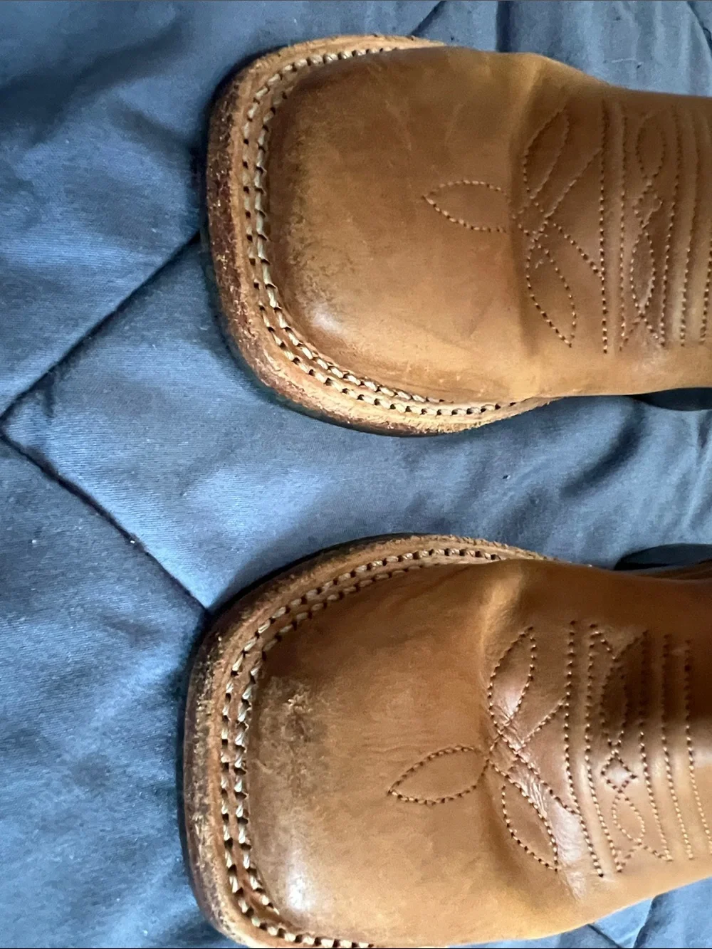 Old West Pink and Brown Women's Western Cowboy Boots